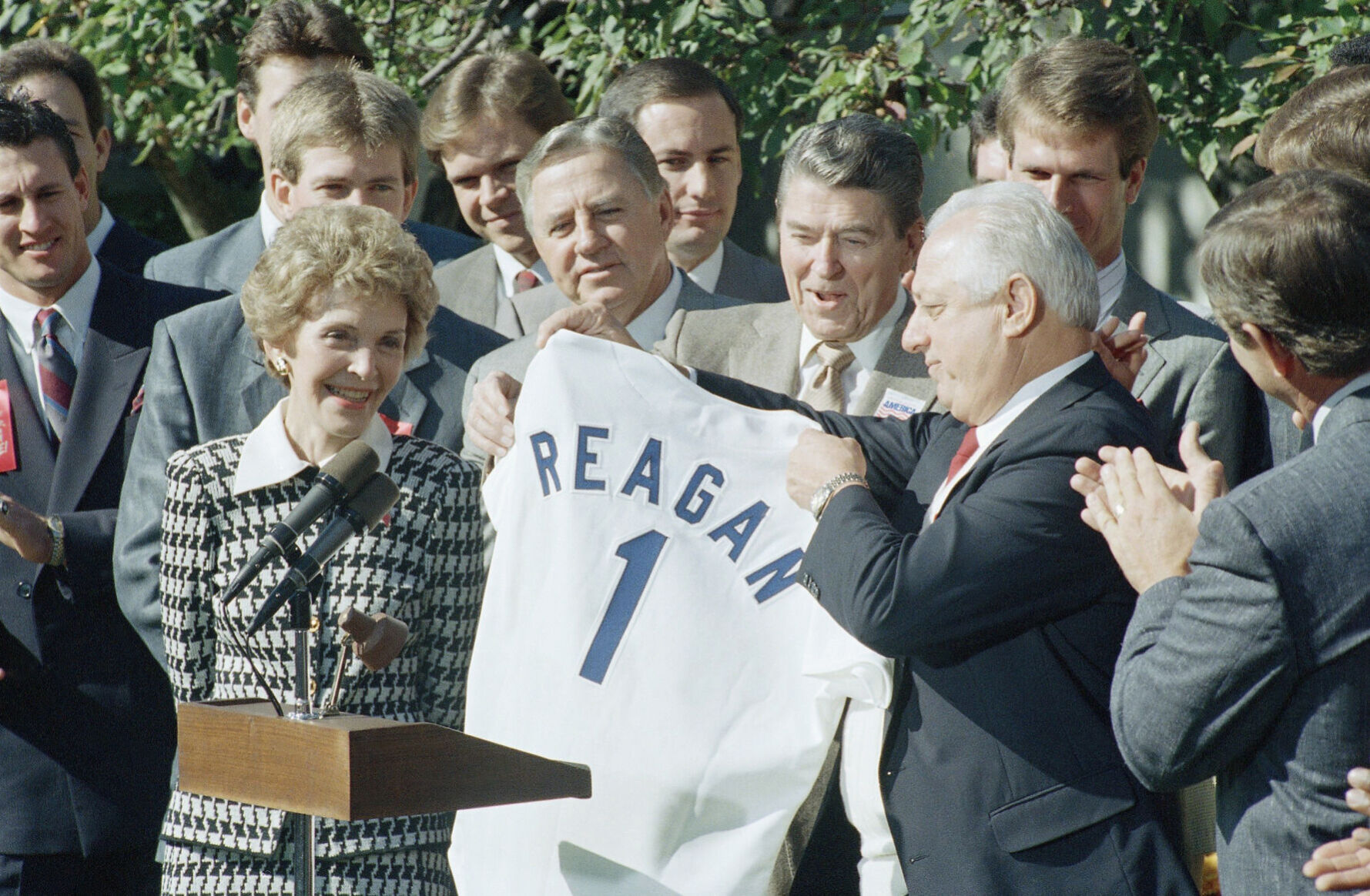 Ronald Reagan with The Dodgers 1988